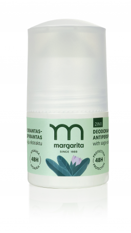 MARGARITA 2in1 Dezodorantas-antiperspirantas su šalavijų ekstraktu 50ml